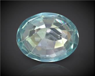 Blue Zircon Natural Certified 4.19 carats (DIN 90267 )